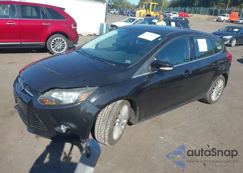 2012 Ford Focus Titanium from USA, damaged, VIN 1FAHP3N23CL442094